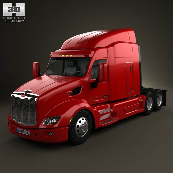 Peterbilt 579 Tractor Truck 2012 3D model
