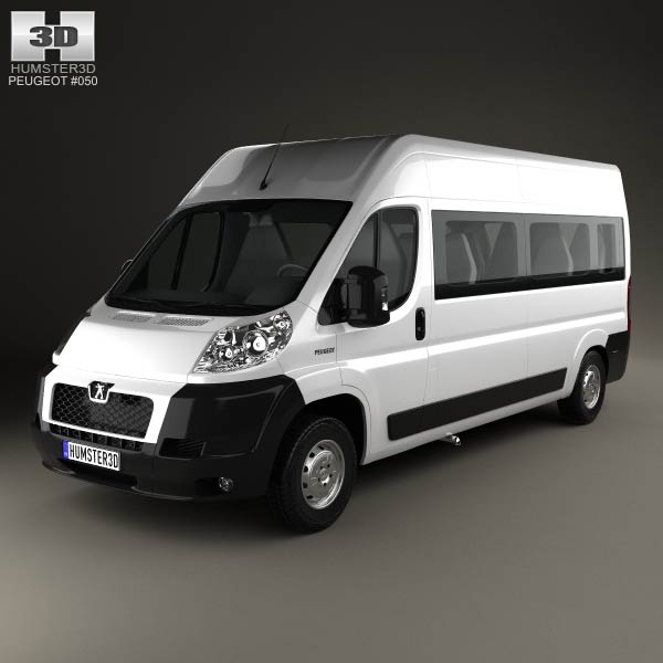 Peugeot Boxer Passenger Van 2007 3D model