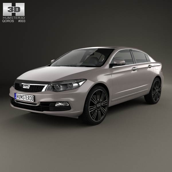 Qoros 3 sedan 2014 3D model