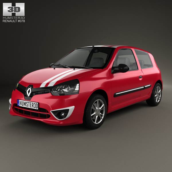 Renault Clio Mercosur Sport 3-door hatchback 2013 3D model