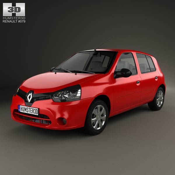 Renault Clio Mercosur 5-door hatchback 2013 3D model