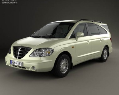 SsangYong Rodius 2007 3D Model