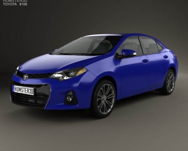 Toyota Corolla S US 2013 3D Model