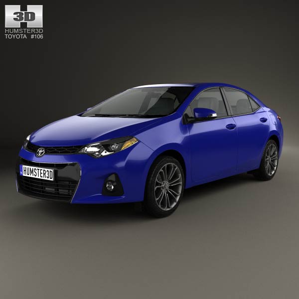 Toyota Corolla S US 2013 3D model
