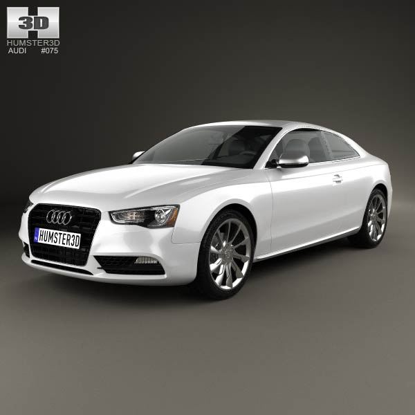 Audi A5 (8T3) coupe 2012 3D model