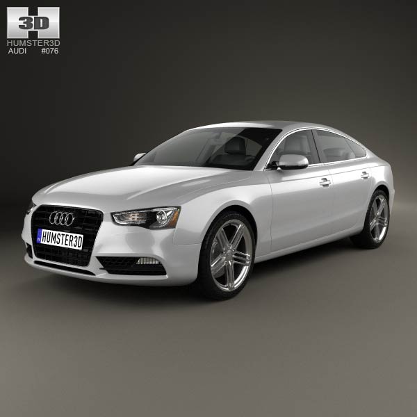 Audi A5 (8TA) sportback 2012 3D model
