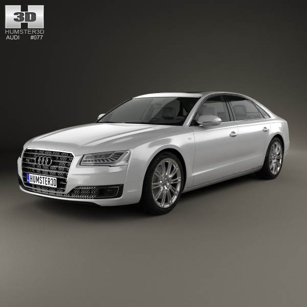 Audi A8 (D4) L 2014 3D model