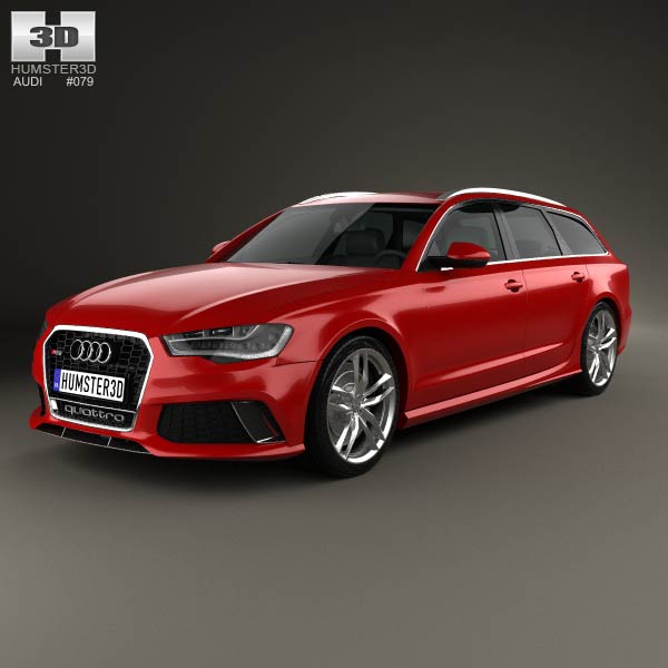 Audi RS6 (C7) avant 2014 3D model