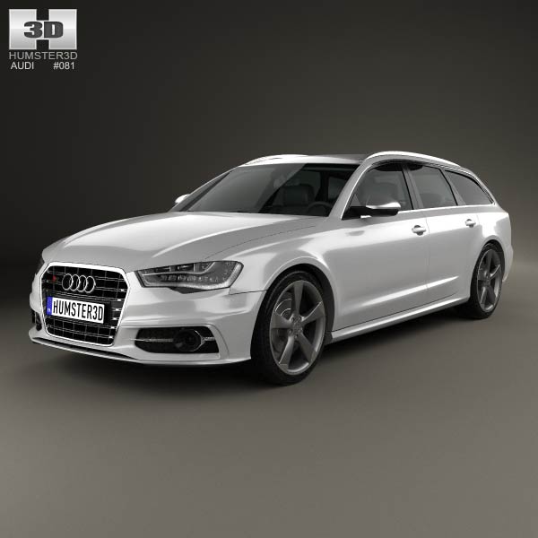 Audi S6 (C7) avant 2014 3D model