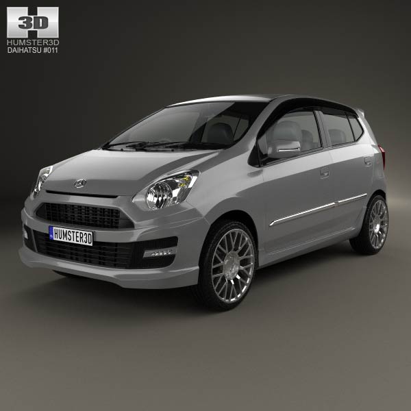 Daihatsu Astra Ayla Sporty 2013 3D model