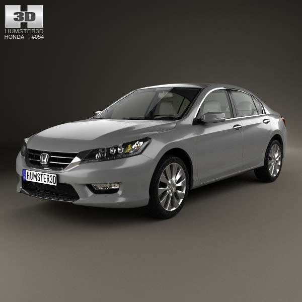 Honda Accord (Inspire) with HQ interior 2013 3D model