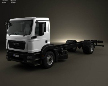 MAN TGM Chassis Truck 2008 3D Model