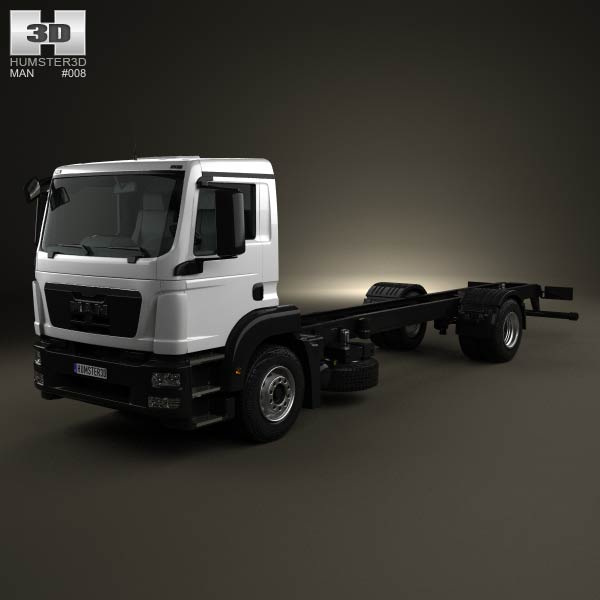 MAN TGM Chassis Truck 2008 3D model