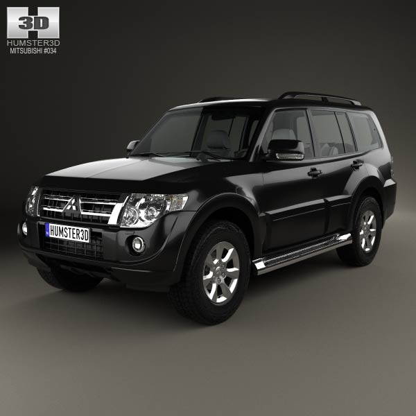 Mitsubishi Pajero (Montero) Wagon 2011 3D model