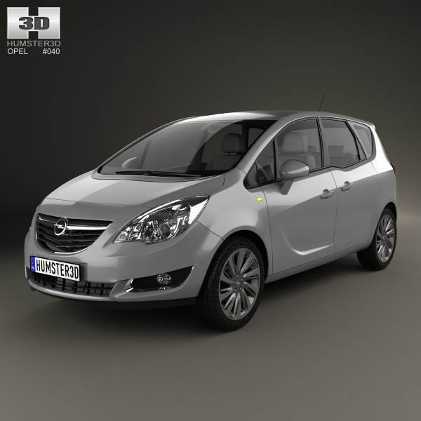Opel Meriva (B) 2013 3D model