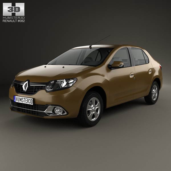 Renault Logan sedan (Brazil) 2013 3D model
