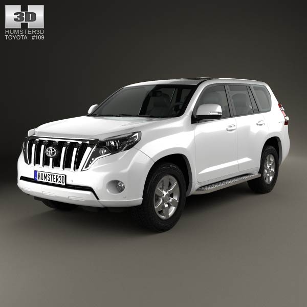 Toyota Land Cruiser Prado (J150) 5-door 2014 3D model