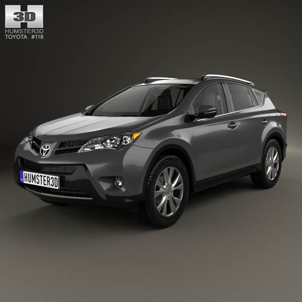 Toyota RAV4 with HQ interior 2013 3D model