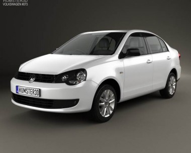 Volkswagen Polo Vivo sedan 2010 3D Model