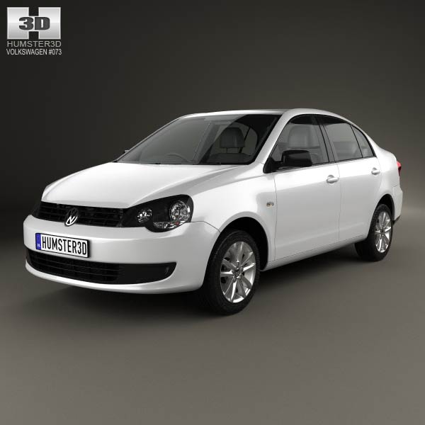 Volkswagen Polo Vivo sedan 2010 3D model