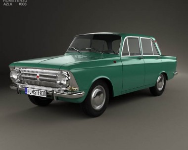 AZLK Moskvitch 408 1964 3D Model
