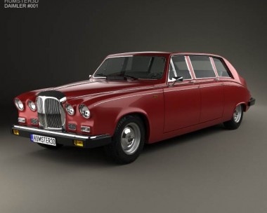 Daimler DS420 1987 3D Model