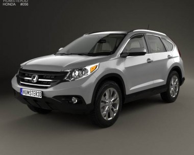 Honda CR-V US with HQ interior 2012 3D Model