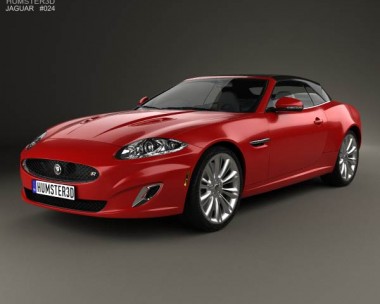 Jaguar XKR convertible 2011 3D Model