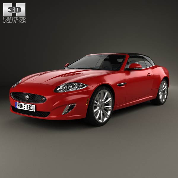 Jaguar XKR convertible 2011 3D model