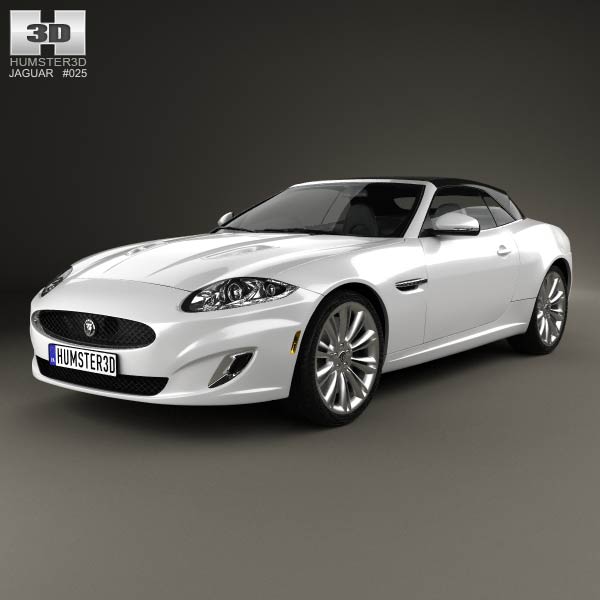 Jaguar XK convertible 2011 3D model