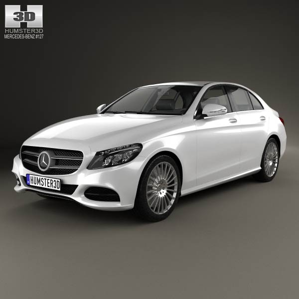 Mercedes-Benz C-Class (W205) sedan 2014 3D model