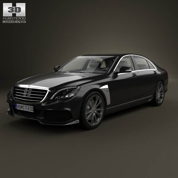 Mercedes-Benz S-Class (W222) Brabus 2014 3D model