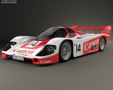 Porsche 956 C 1984 3D Model