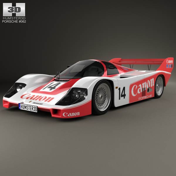 Porsche 956 C 1984 3D model