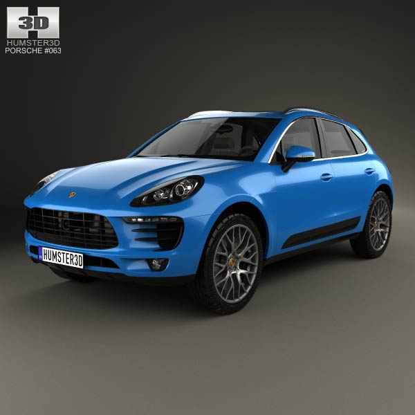 Porsche Macan S 2014 3D model