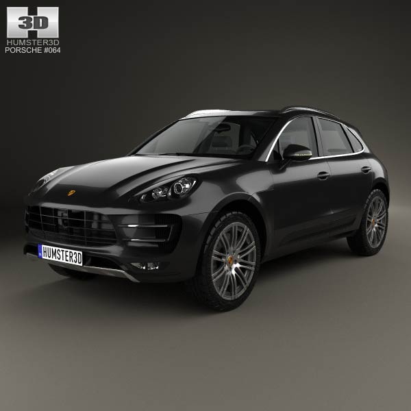 Porsche Macan Turbo 2014 3D model