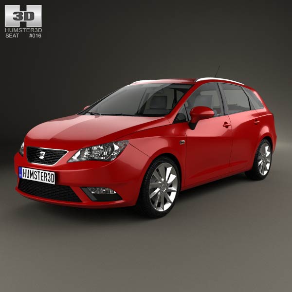 Seat Ibiza ST 2013 3D model