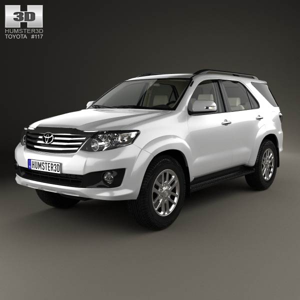 Toyota Fortuner with HQ interior 2013 3D model