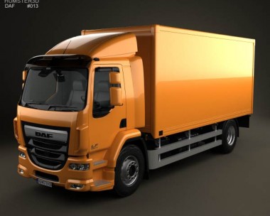 DAF LF Box Truck 2013 3D Model