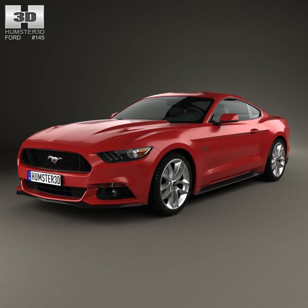 Ford Mustang GT 2015 3D model
