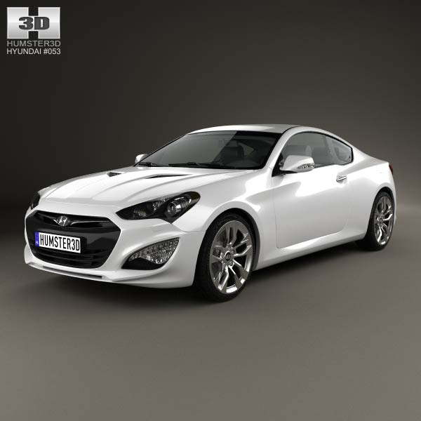 Hyundai Genesis coupe 2012 3D model