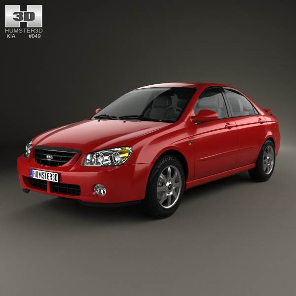 Kia Cerato (Spectra) sedan 2004 3D model