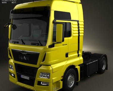 MAN TGX Tractor Truck 2012 3D Model