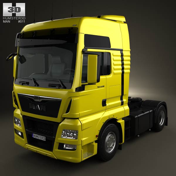 MAN TGX Tractor Truck 2012 3D model