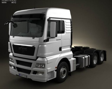 MAN TGX Tractor Truck 2012 3D Model