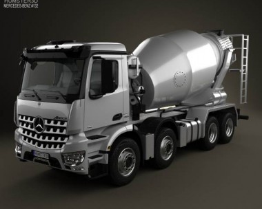 Mercedes-Benz Arocs Mixer Truck 2013 3D Model