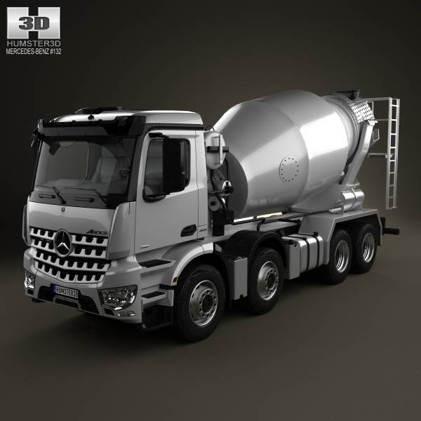 Mercedes-Benz Arocs Mixer Truck 2013 3D model
