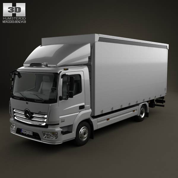 Mercedes-Benz Atego Box Truck 2013 3D model