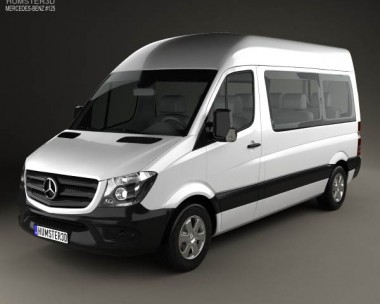 Mercedes-Benz Sprinter Passenger Van 2013 3D Model