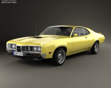 Mercury Montego Coupe 1970 3D Model